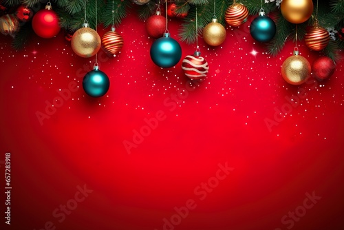 Merry Christmas and happy New Year background