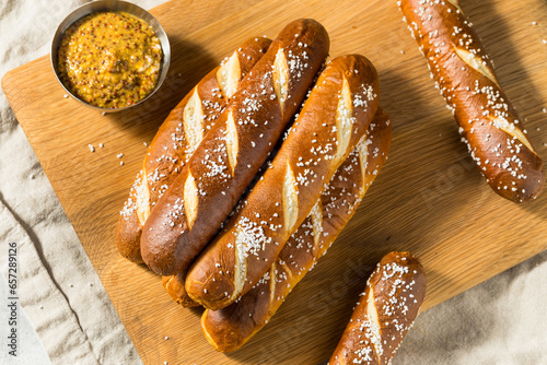 Homemade Soft Pretzel Bread Sticks