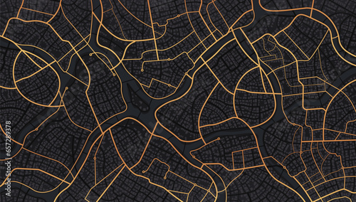 Abstract Transportation Background Ideal for transportation-related designs, websites, and promotional materials. Vector illustration Top view of the city, showcasing the buildings, comprehensive view