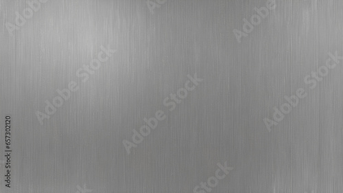 Seamless brushed metal plate background texture. Tileable industrial dull polished stainless steel, aluminum or nickel finish repeat pattern. High resolution silver grey rough metallic  photo