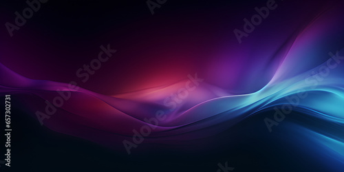 Obraz na płótnie Blue purple black grainy gradient banner background website page header abstract noise effect design