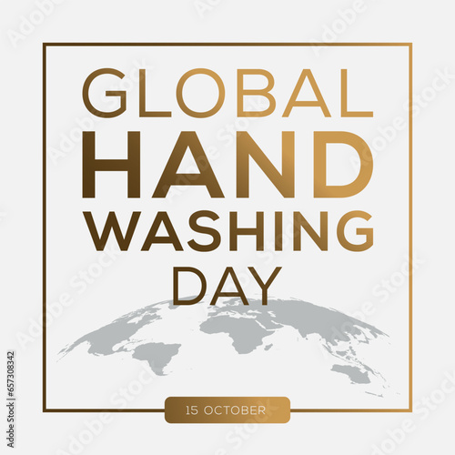 Global Handwashing Day, held on 15 October.