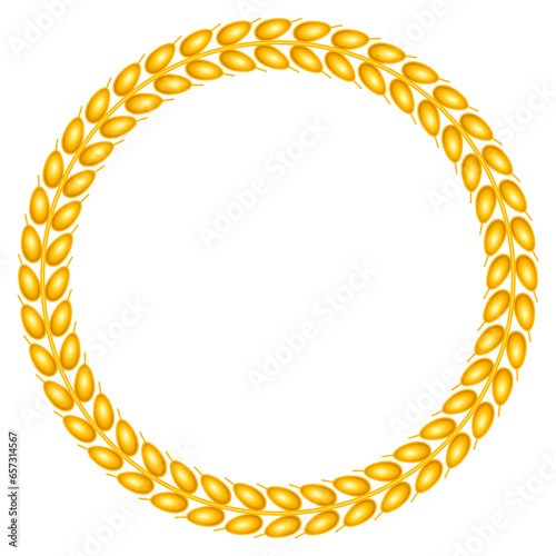 Ear of wheat ring