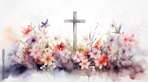 Good Friday Holy Friday March 29 Generative AI photo