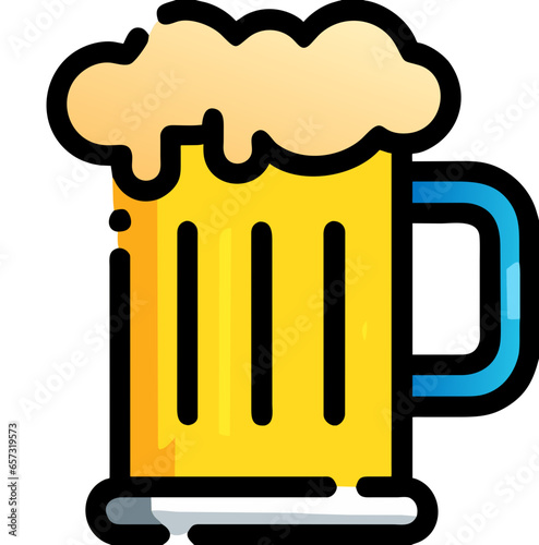 vector beer oktoberfest svg icon illustration