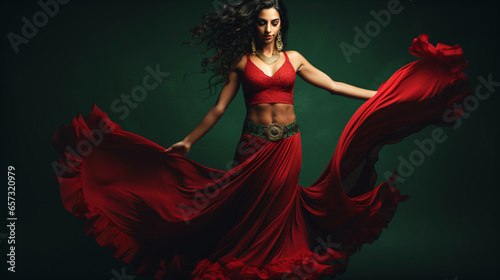 indian belly dancer