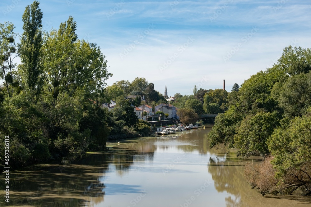 la Sèvre nantaise entre Nantes et Vertou