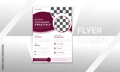modern flyer design template for business