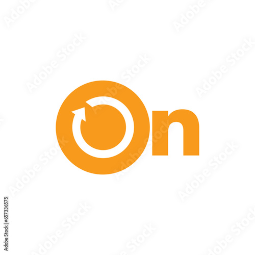 On round circle aero innovative typography text letters business, logo, design, brand identity, flat logo, company, editable, vector