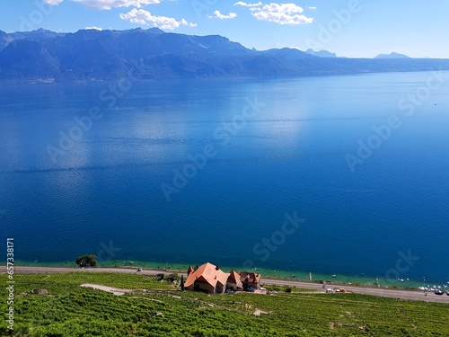 Lavaux, vignobles en terrasse, Suisse photo