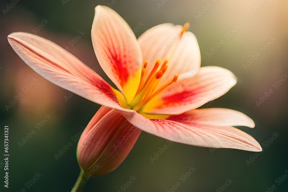 Beautiful lilies flower