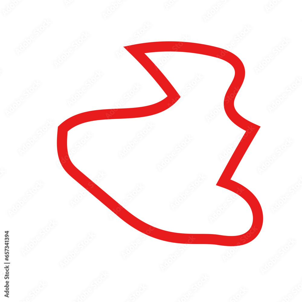Red abstract shapes outlines vectors Red abstract shapes outlines vectors