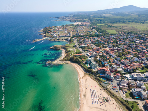 Black sea coast near village of Lozenets, Bulgaria photo