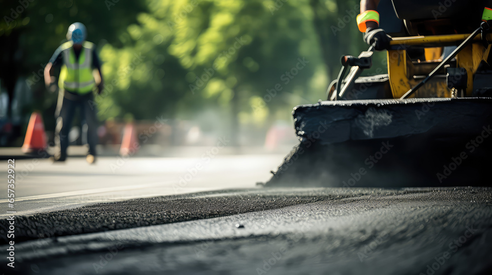custom made wallpaper toronto digitalAsphalt paving with special equipment. Replacement and repair of roadbed on city streets. Repair of roads, asphalt roller.