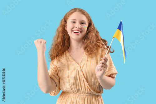 Beautiful happy young woman...