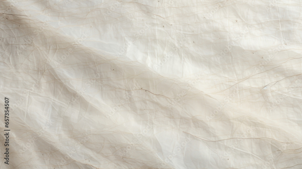 Closeup of a rice paper texture, displaying a fine mesh of irregular lines and fibers. The texture feels papery yet sy, with a slight crinkled effect that adds character and charm. Closeup of a rice paper texture, displaying a fine mesh of irregular lines and fibers. The texture feels papery yet sy, with a slight crinkled effect that adds character and charm.