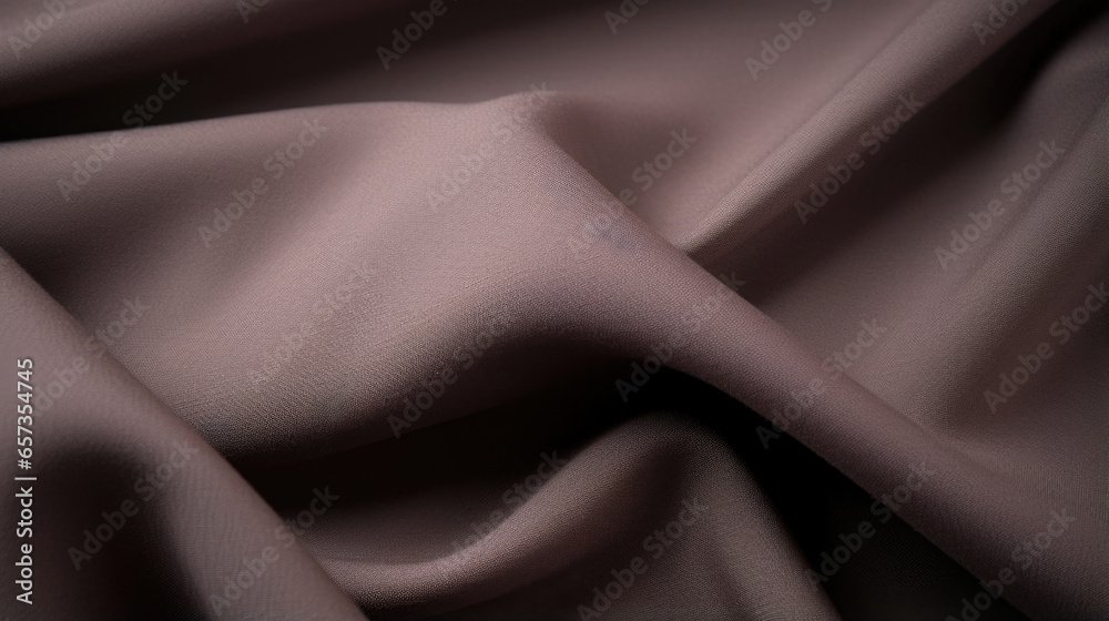 Closeup of a wool suiting fabric with a smooth, sleek finish. The texture is matte and the fabric has a soft d, making it ideal for tailored garments such as suits and skirts.