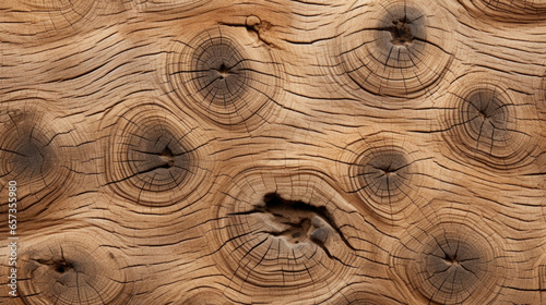 Closeup of Knotted Grains Dark, knotty holes tered sporadically against a lighter background, providing a rugged and natural look to the wood.