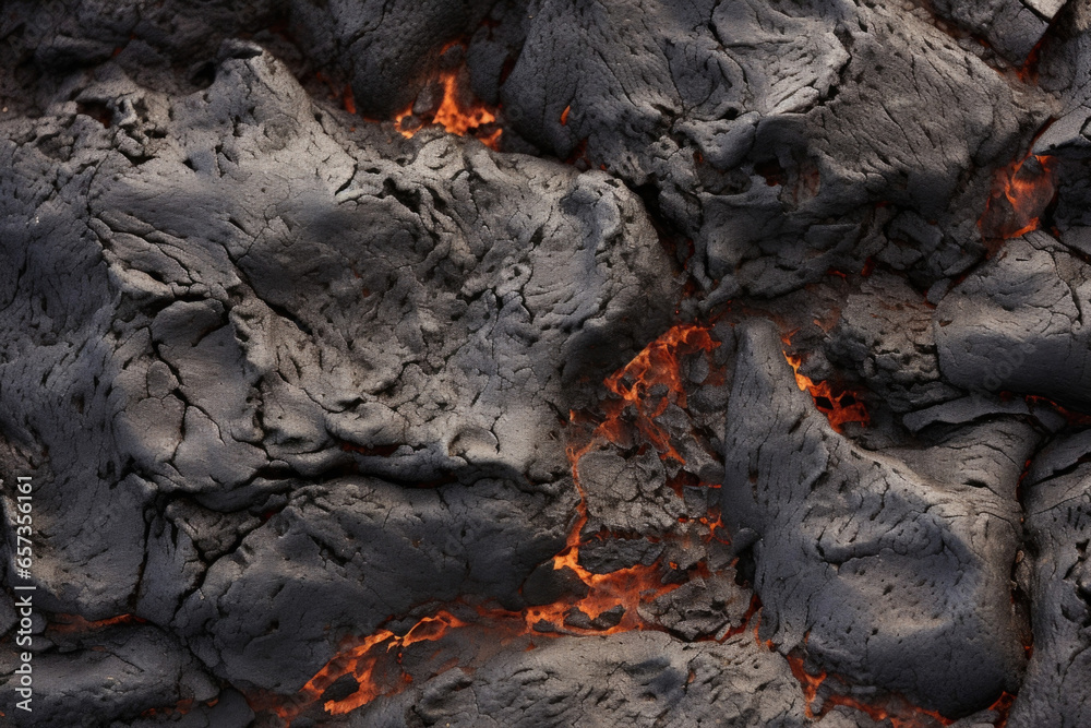 Bumpy Lava Rocks Closeup of Lava Rock with Scoria Volcanic Texture This rock has a ...