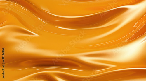 Closeup of a melted Gold texture, with a smooth and liquidlike appearance.