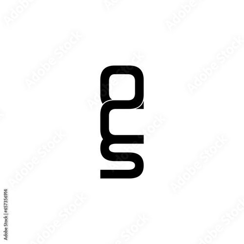 ocs initial letter monogram logo design photo