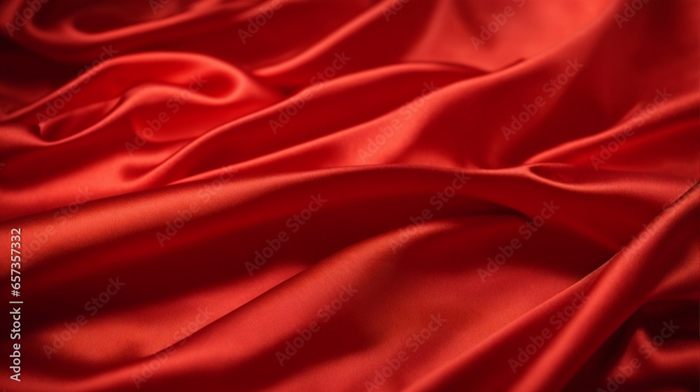 Sophisticated Bedding: Premium Red Silk Sheets