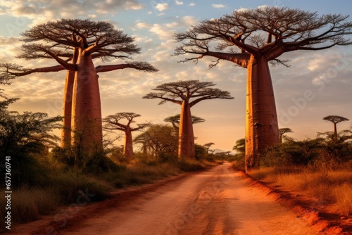 Baobab Trees landscape