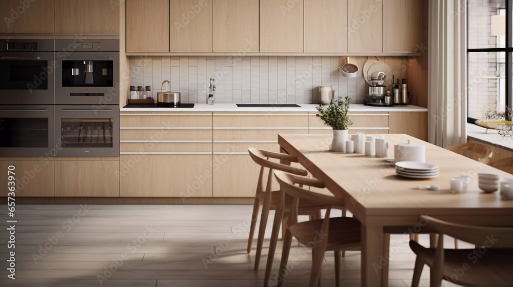 Elegance of Minimalism. Discover the elegance of minimalism in a Scandinavian kitchen.