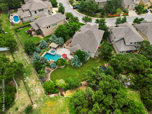 a back yard in the summer