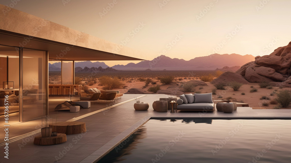 Desert Retreat: Stylish Modern Living. Experience desert living in this retreat