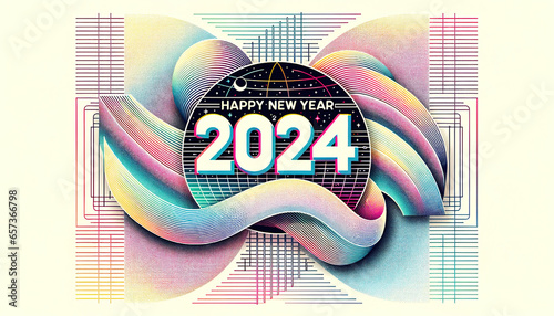 Happy 2024 New Year Design