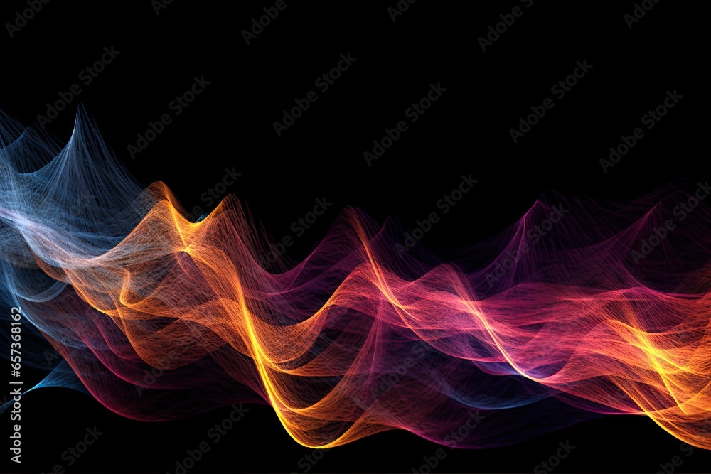 Abstract Lines Background Capturing the Rhythm and Flow of Lyrical