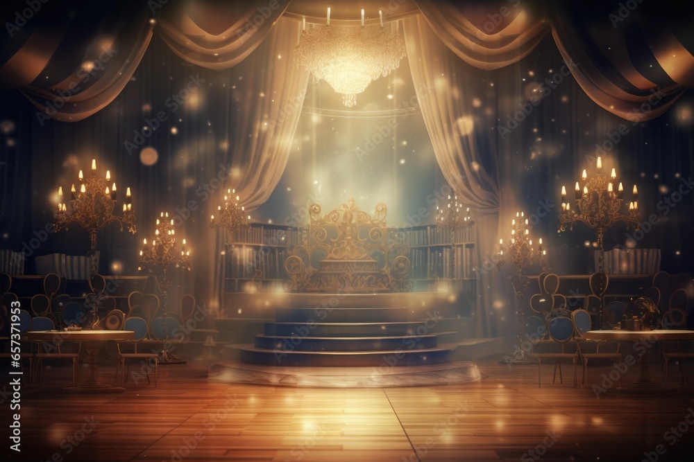 Obraz premium Magic illusion club background