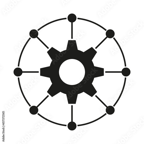 Multi channel icon. Architecture sign. Communication symbol. Vector illustration. EPS 10.