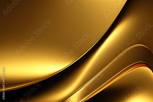 Gold wave liquid flowing metallic background