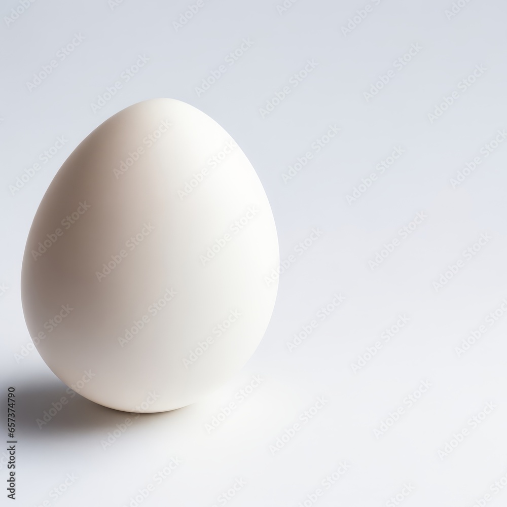 White Chicken Egg on Plain Background, Fresh White Chicken Egg on Clean Background, Hen's White Egg on Plain White White Chicken Egg on Plain Background, Fresh White Chicken Egg on Clean Background, Hen's White Egg on Plain White