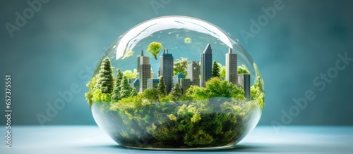 The concept of environmental technology and sustainable development goals for a green planet limiting climate change and global warming through bio economy and providing sustainable options 