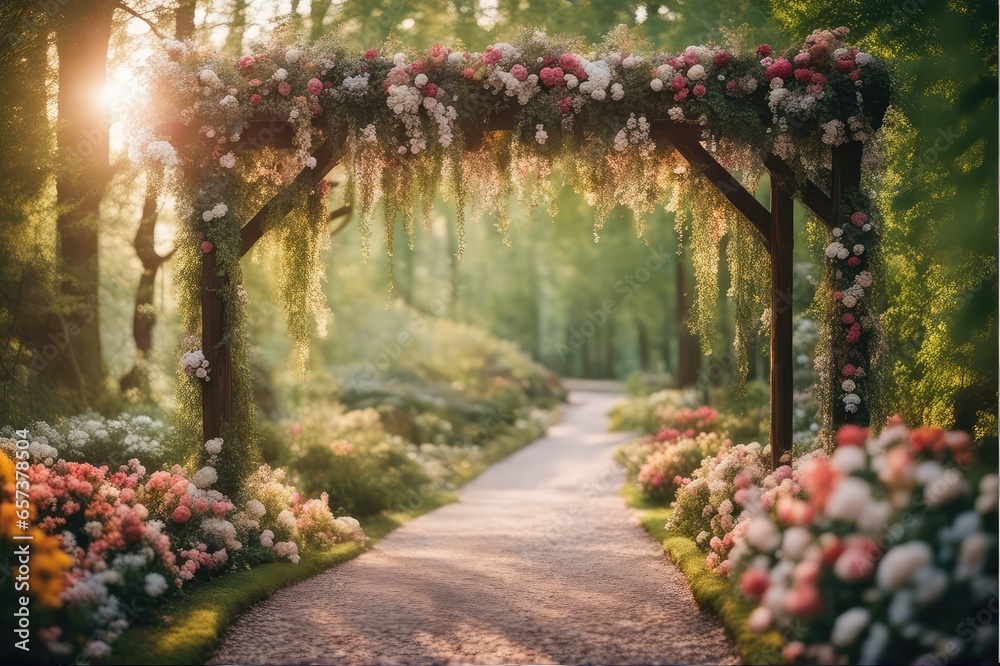 Garden Wedding Backdrop Photography Background Stage Ceremony Maternity Garden Wedding Backdrop Photography Background Stage Ceremony Maternity