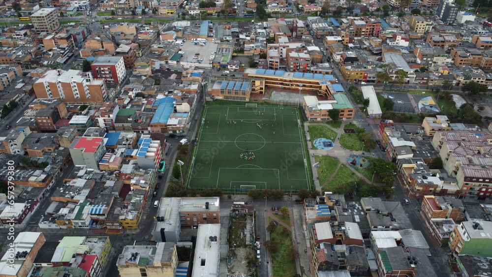 Demolition or dismantling of industry in the city of Bogota