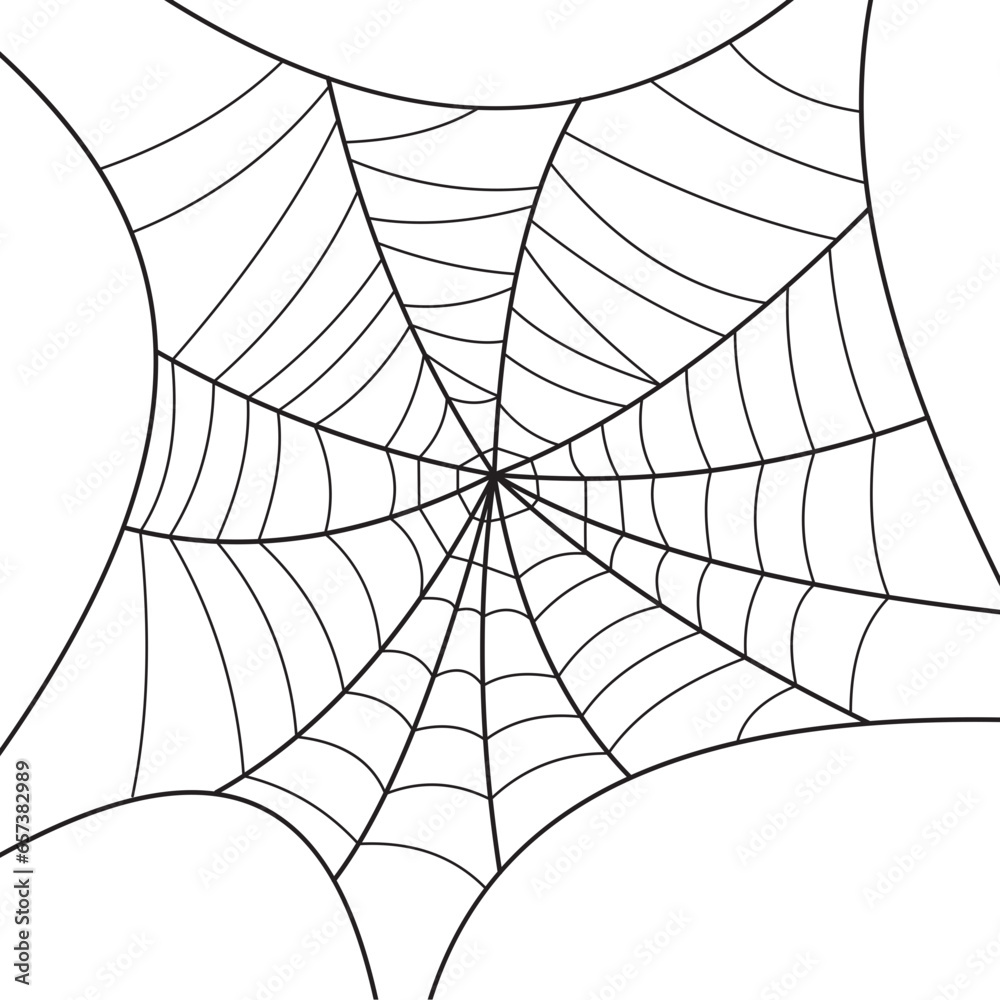 Obraz premium Halloween Spider Web