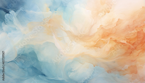 abstract contemporary watercolor ink paint flow pattern wallpaper texture background dull pale color