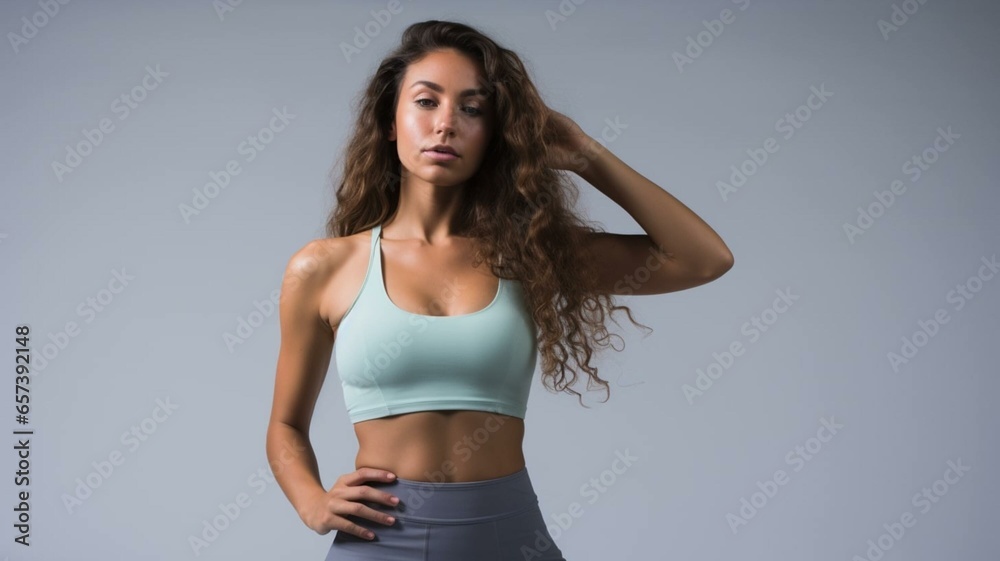 Portrait of an active woman Portrait of an active woman