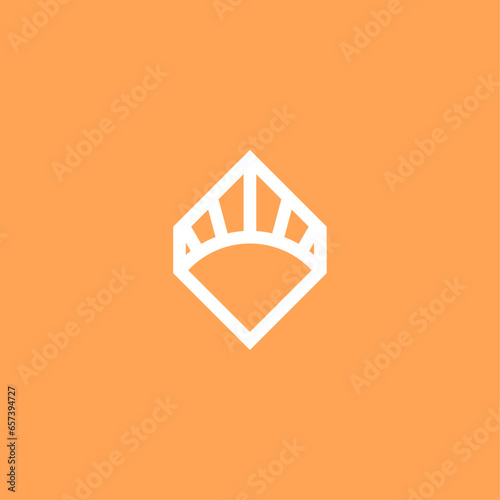 sun geometric logo design inspiration