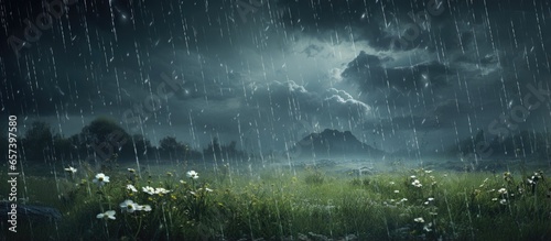 Summer hailstorm With copyspace for text