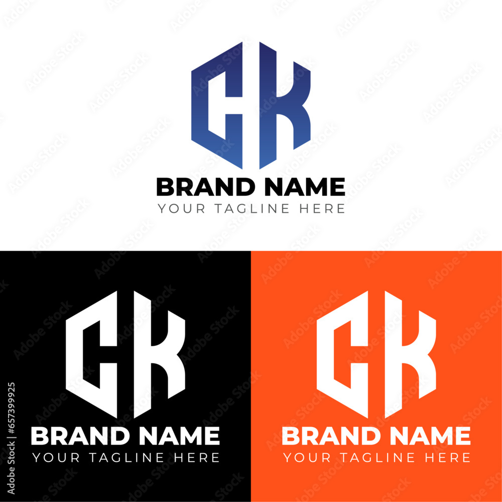 C K letter polygon logo vector, Two letters C K logo design , Double letters polygon letter mark logo, Vector logo design C K letter polygon logo vector, Two letters C K logo design , Double letters polygon letter mark logo, Vector logo design