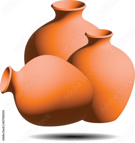 3D Traditional vessel object