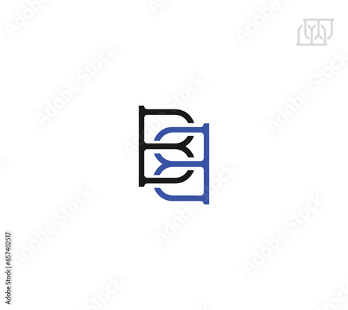 Letters BSB or BB natural wood branch leaf logo design.