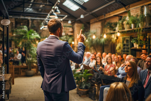 Successful business conference