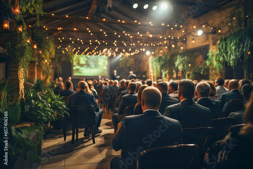 Successful business conference