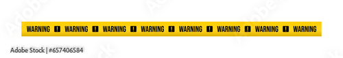 prohibition warning police line tape